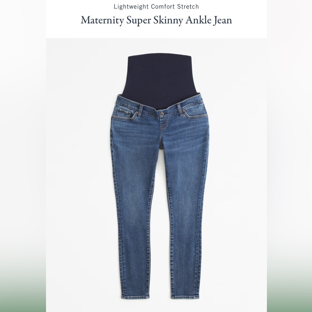 Abercrombie maternity skinny jeans